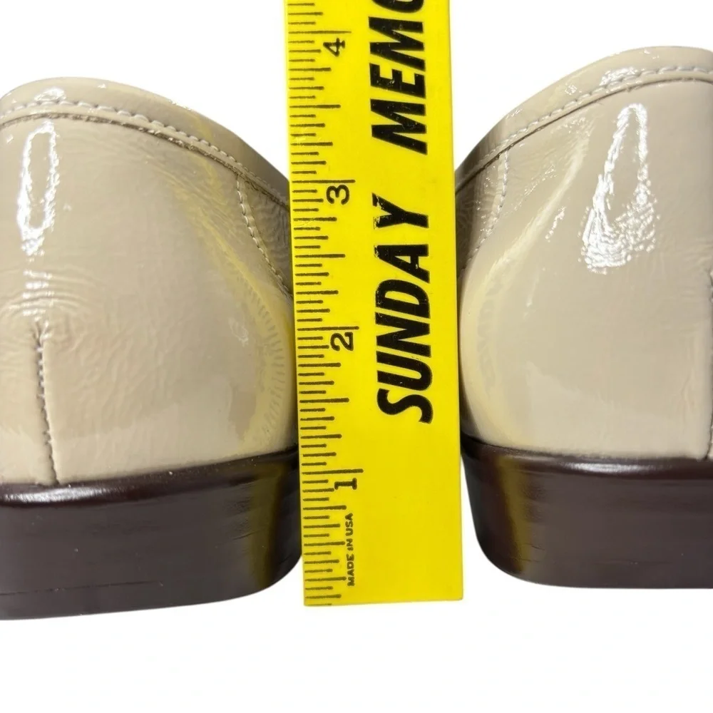 SAS Metro Loafers Womens Size 12M Beige Soft Leather Tripad Horsebit Made in USA